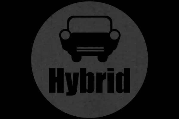 clip art of hybrid car