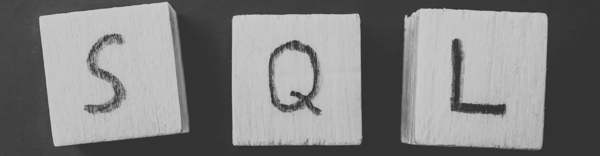 SQL written on blocks